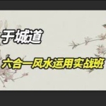 于城道人 六合一风水综合作用实战班-复习专题19集