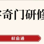 权俞通数字奇门研修班 15集